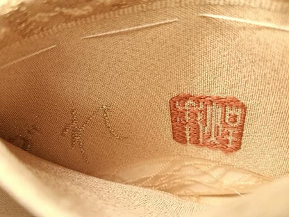 平和屋着物●六通柄袋帯　煌峯つづれ　雲取り七宝花文　金糸　正絹　逸品　CABJ7397vp