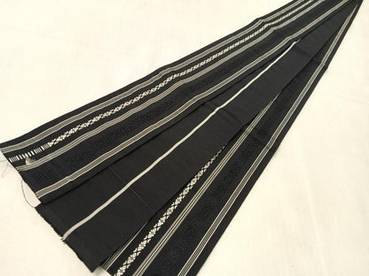 平和屋着物●男性　本場筑前博多織　角帯　献上　正絹　逸品　CABJ7432vp