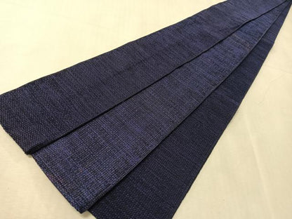 平和屋着物●男性　本場筑前博多織　両面　角帯　霞文　正絹　逸品　CABJ7435vp
