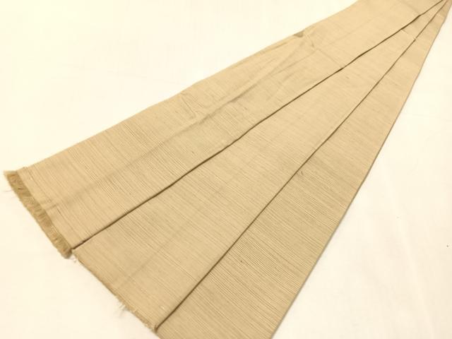 平和屋着物●男性　角帯　紬地　枯色　正絹　逸品　CABJ7437vp