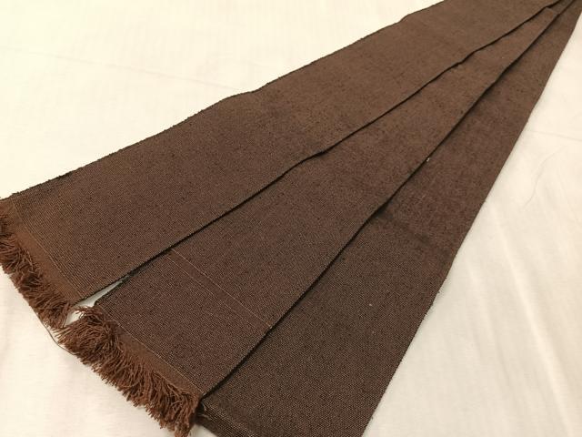 平和屋着物●男性　角帯　黒鳶色　CABJ7439vp