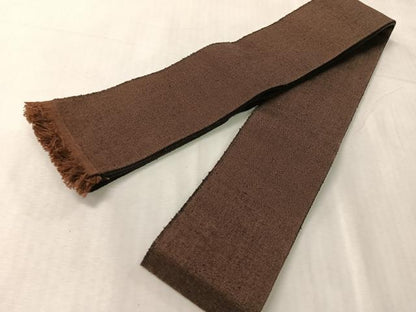平和屋着物●男性　角帯　黒鳶色　CABJ7439vp