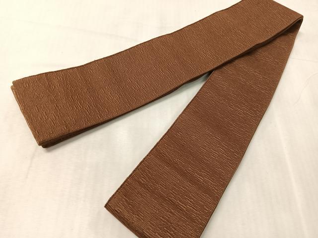 平和屋着物●男性　本場筑前博多織　両面　角帯　霞文　正絹　逸品　CABJ7440vp