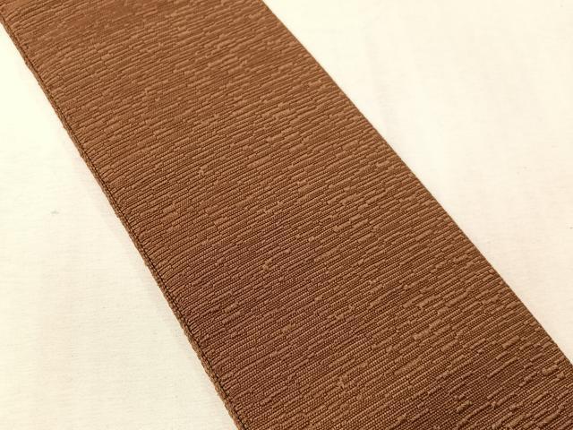 平和屋着物●男性　本場筑前博多織　両面　角帯　霞文　正絹　逸品　CABJ7440vp