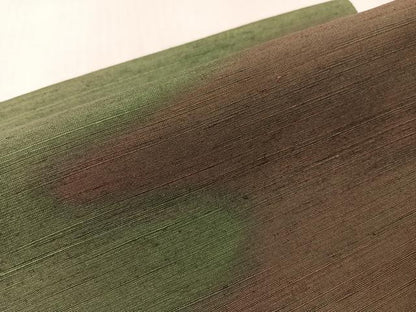 平和屋着物●つけ帯　紬地　霞文　正絹　逸品　CABJ7449vp