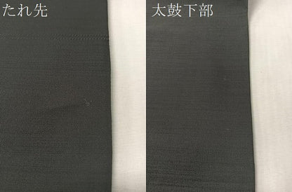 平和屋着物●田中工芸織物　祥園謹製　太鼓柄袋帯　克絲綴　雪月花　金糸　正絹　逸品　CABJ7453vp