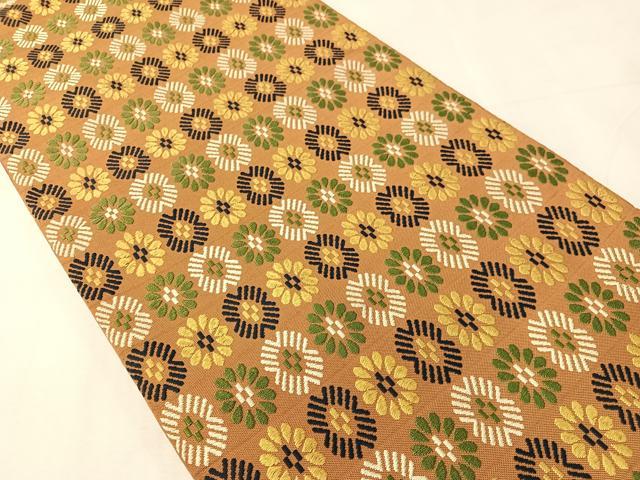 平和屋着物●全通柄　本袋帯　唐織　いちご錦　正絹　逸品　CABJ7456vp