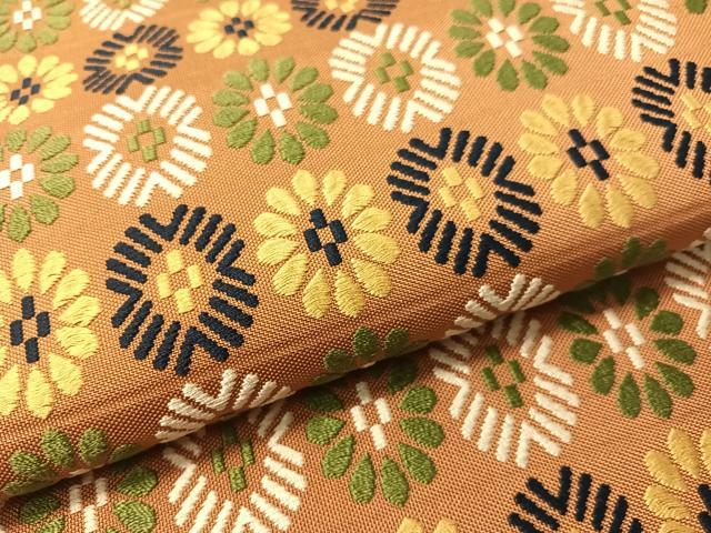 平和屋着物●全通柄　本袋帯　唐織　いちご錦　正絹　逸品　CABJ7456vp