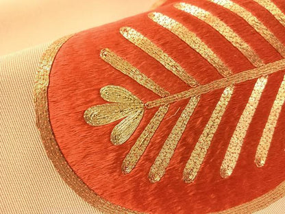 平和屋着物●爪掻き本綴れ　総刺繍　八寸名古屋帯　駒刺繍　松　金糸　正絹　逸品　CABJ7458vp