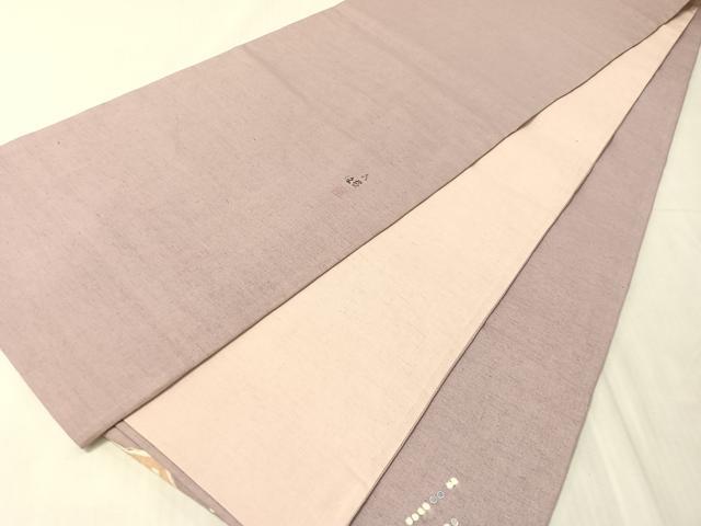 平和屋着物●太鼓柄袋帯　作家物　紬地　鏡裏花鳥文　正絹　逸品　CABJ7459vp