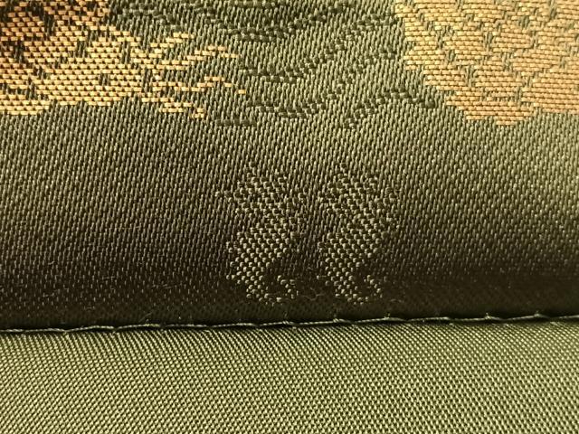 平和屋着物●名物裂一筋　西陣・あらいそ謹製　全通柄袋帯　荒磯　金糸　正絹　逸品　CABJ7484vp
