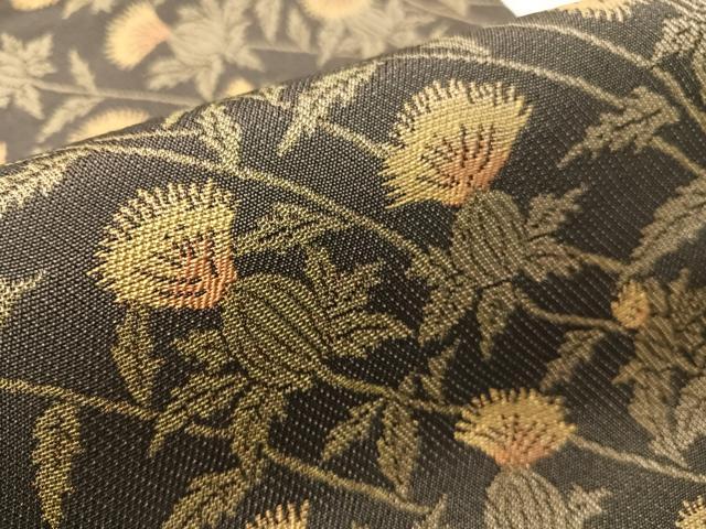 平和屋着物●全通柄袋帯　アザミ　正絹　逸品　CABJ7492vp