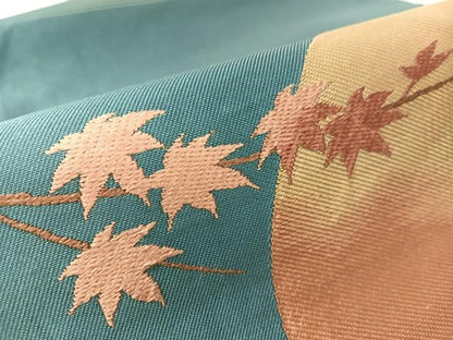 平和屋着物●九寸名古屋帯　夕霧　正絹　逸品　CABJ7523vp