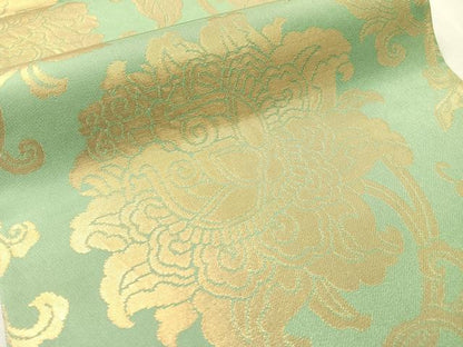平和屋着物●織物一筋名門　織悦　全通柄　本袋帯　更紗文　金糸　正絹　逸品　CABJ7578vp