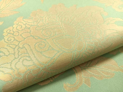 平和屋着物●織物一筋名門　織悦　全通柄　本袋帯　更紗文　金糸　正絹　逸品　CABJ7578vp