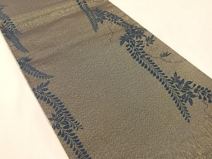 平和屋着物●両面　両方向　全通柄袋帯　辻が花　金銀糸　正絹　逸品　CABJ7586vp