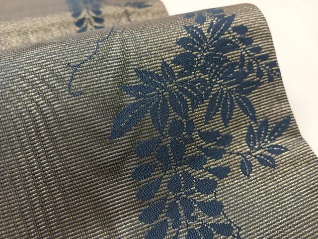 平和屋着物●両面　両方向　全通柄袋帯　辻が花　金銀糸　正絹　逸品　CABJ7586vp