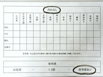 平和屋着物◎両面　六通柄袋帯　笹竹文　金銀糸　正絹　逸品　CABJ7634nb