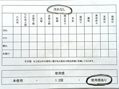 平和屋着物◎両面　六通柄袋帯　唐織　青海枝垂桜　金糸　正絹　逸品　CABJ7715nb