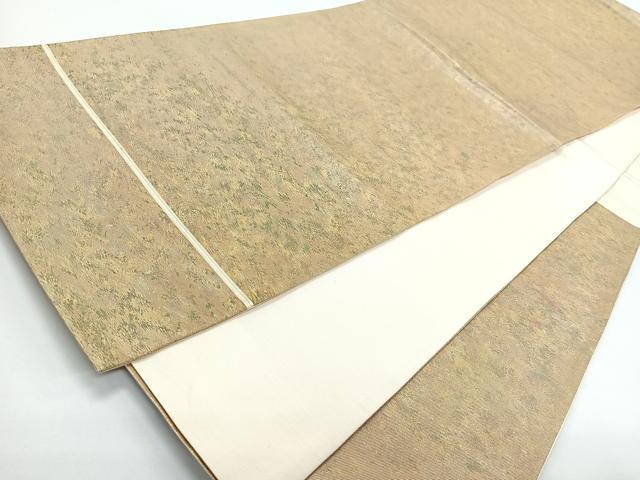 平和屋着物◎六通柄袋帯　霞文　正絹　逸品　CABJ7836nb
