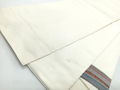平和屋着物◎太鼓柄袋帯　すくい織　幾何学文　金銀糸　鈴乃屋扱い　正絹　逸品　CABJ7852nb
