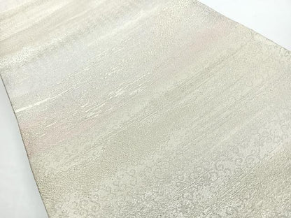 平和屋着物◎六通柄袋帯　唐草文　金銀糸　正絹　逸品　CABJ7854nb