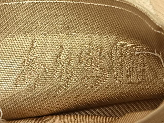 平和屋着物◎太鼓柄袋帯　近江御幸図　金糸　正絹　逸品　未使用　CABJ7894nb