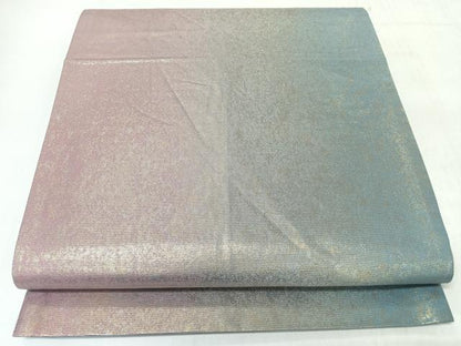 平和屋着物◎六通柄袋帯　霞文　金彩　正絹　逸品　CABJ7896nb