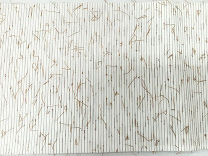 平和屋着物◎全通柄　九寸名古屋帯　唐織　髭紬　正絹　逸品　CABJ7934nb