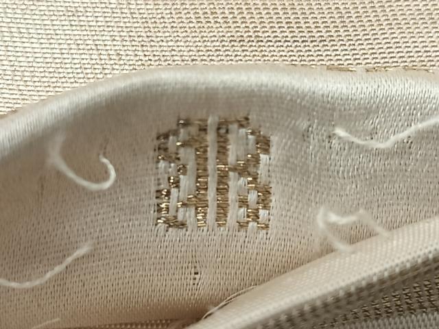 平和屋着物◎西陣　六通柄袋帯　舞鶴　金銀糸　正絹　逸品　CABJ7972nb