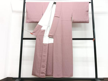 平和屋着物■上質な色無地　東雲色　正絹　逸品　CABJ8010xe