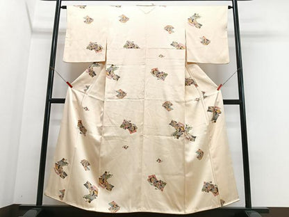 平和屋着物■上質な小紋　十二単　正絹　逸品　CABJ8033xe