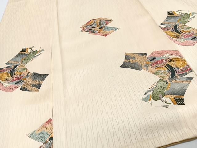 平和屋着物■上質な小紋　十二単　正絹　逸品　CABJ8033xe