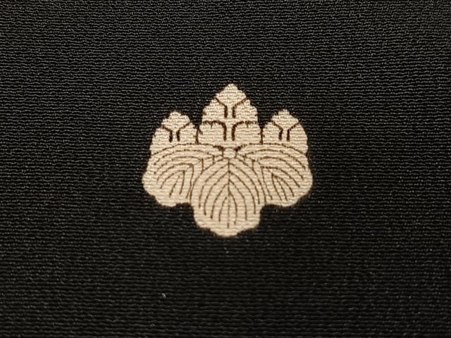 平和屋着物■豪華黒留袖　駒刺繍　飛鶴吉祥花文　金彩　正絹　逸品　CABJ8046xe