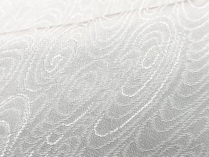 平和屋着物■上質な色無地　流水地紋　霞文　正絹　逸品　未使用　CABJ8054xe