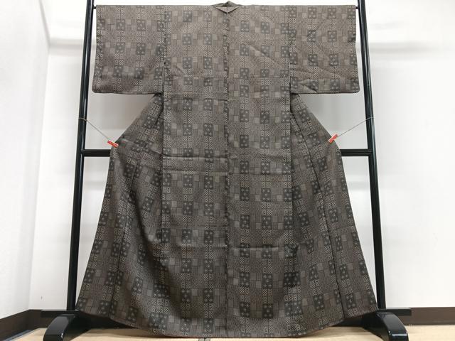 平和屋着物■小紋　吉祥花文　洗える着物　CABJ8060xe