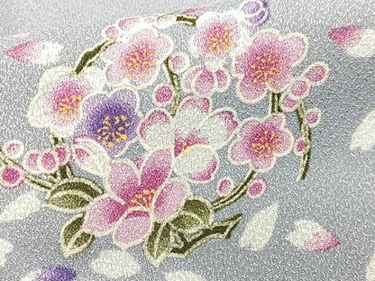 平和屋着物■小紋　舞花文　洗える着物　CABJ8063xe