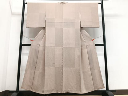 平和屋着物■上質な小紋　行儀　正絹　逸品　CABJ8067xe