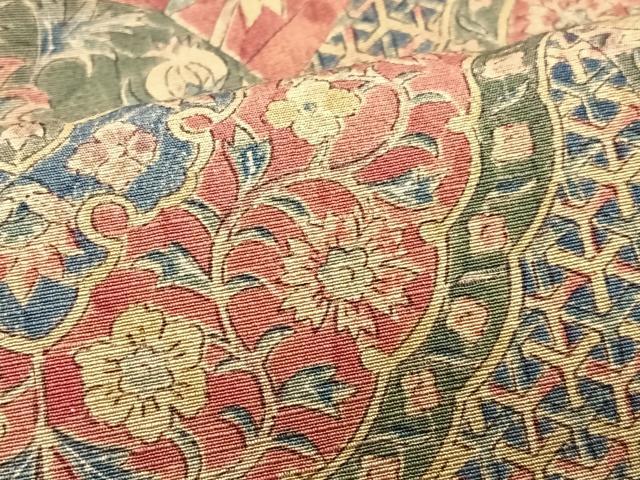 平和屋着物■上質な小紋　花唐草文　やまと誂製　正絹　逸品　CABJ8072xe