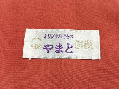 平和屋着物■上質な小紋　花唐草文　やまと誂製　正絹　逸品　CABJ8072xe