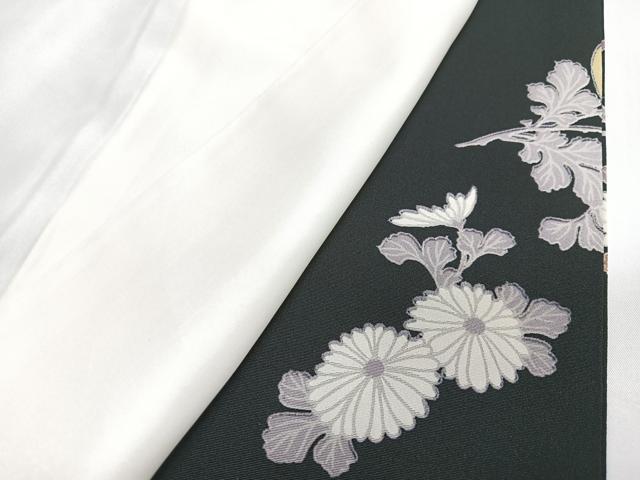 平和屋着物■豪華黒留袖　駒刺繍　色紙花車文　金彩　正絹　逸品　CABJ8076xe