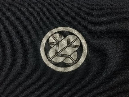 平和屋着物■五代 歌舞伎役者　坂東八十助　黒留袖　駒刺繍　衣の年輪　暈し染め　金彩　正絹　逸品　CABJ8078xe