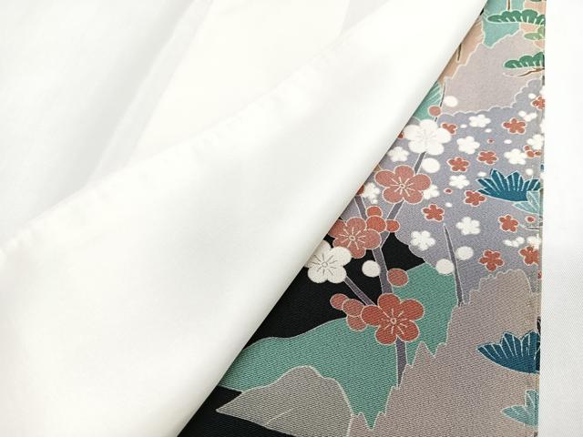 平和屋着物■豪華黒留袖　作家物　風景文　正絹　逸品　CABJ8079xe