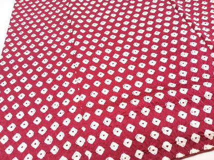 平和屋着物■上質な小紋　総絞り　正絹　逸品　CABJ8085xe