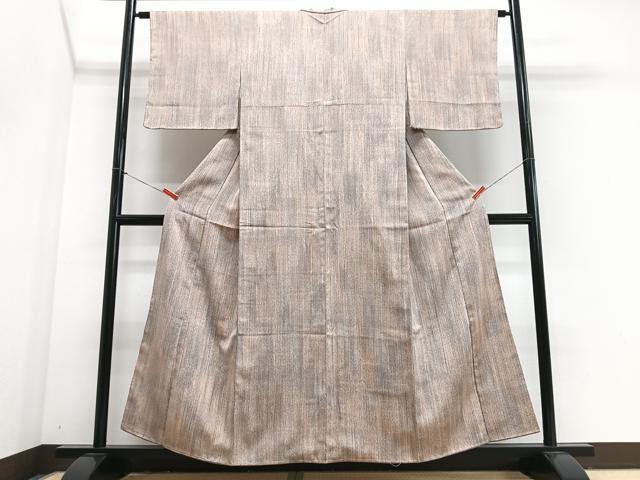 平和屋着物■上質な小紋　霞文　正絹　逸品　未使用　CABJ8091xe