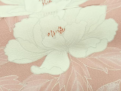 平和屋着物■訪問着　草花文　暈し染め　銀彩　正絹　逸品　CABJ8092xe