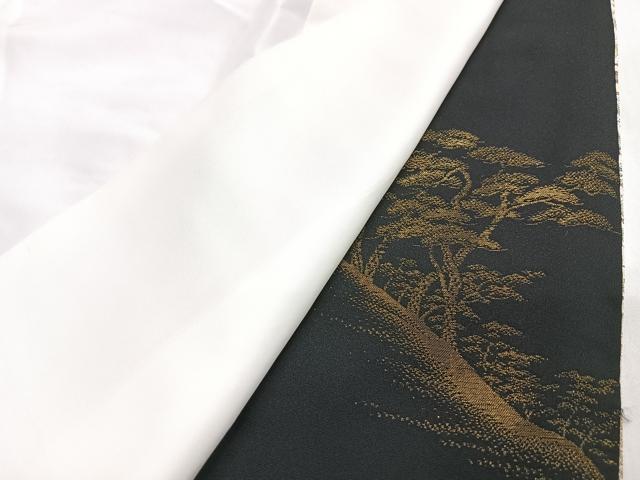 平和屋着物□豪華黒留袖 寿光織 狩野帝鑑図 暈し染め
