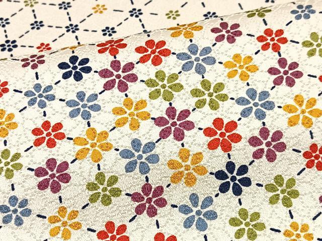 平和屋着物■上質な小紋　花尽くし　正絹　逸品　CABJ8108xe