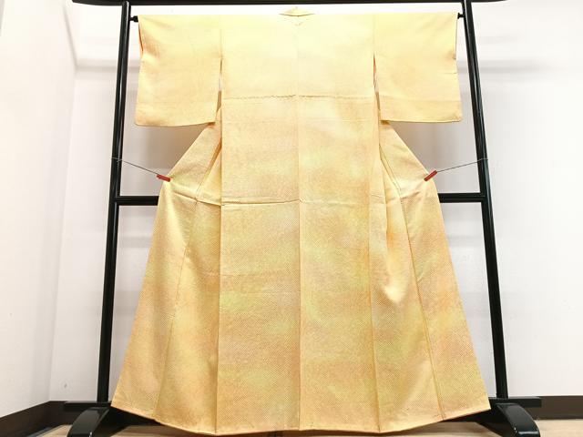 平和屋着物■上質な小紋　霞文　正絹　逸品　CABJ8113xe