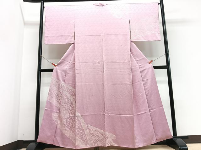 平和屋着物■訪問着　絞り　流水文　正絹　逸品　CABJ8119xe